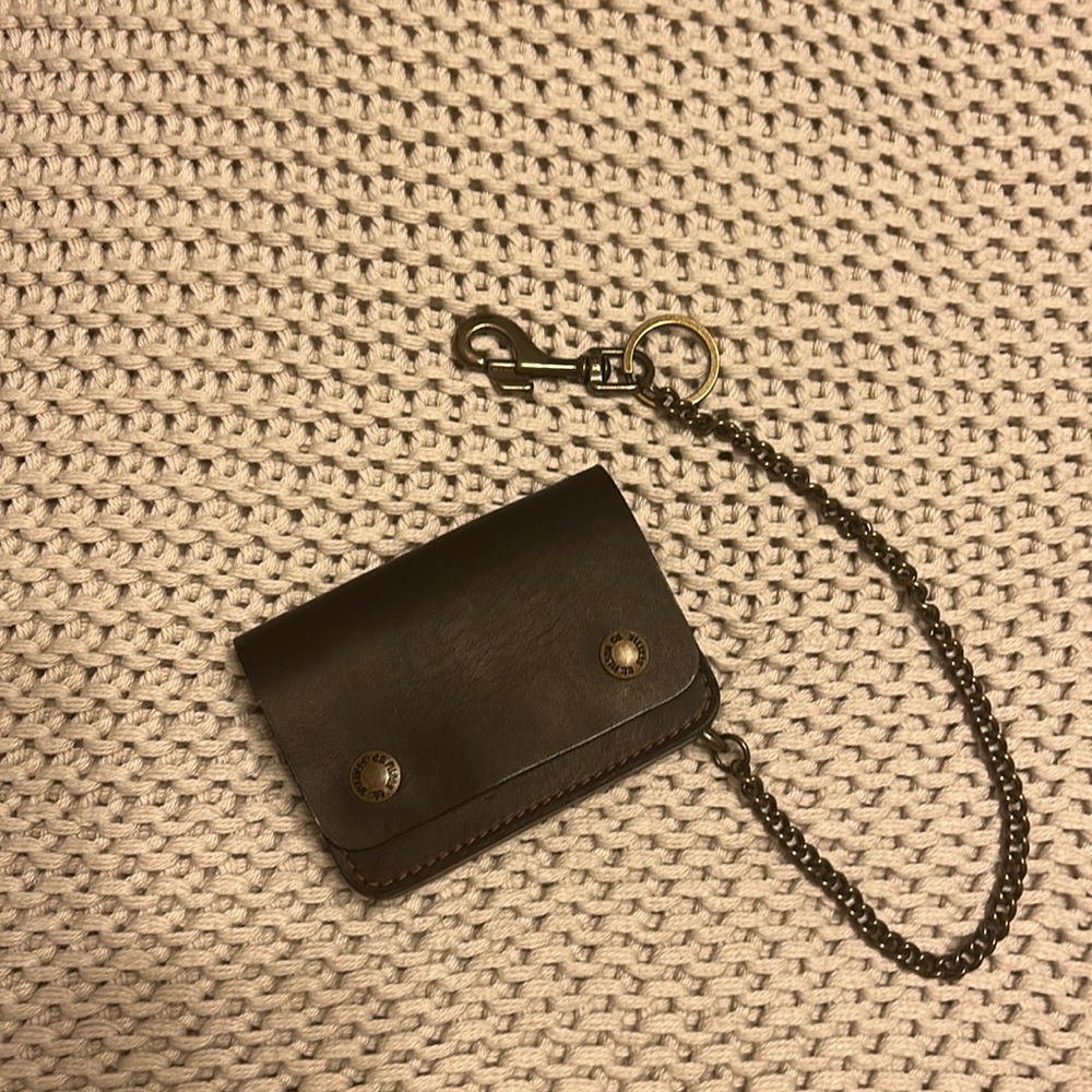 Rare Filson Workshop Wallet with Brass Chain
